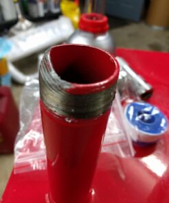 Arksen 35 Gallon Portable Gas Caddy Fuel Storage Tank Large Gasoline Diesel Can Hand Siphon Pump Rolling Flat-Free Solid Rubber Wheels Boat ATV Car Motorcycle Red 26 71Jmhb4PWZL