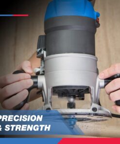 HILTEX 10100 Tungsten Carbide Router Bits, 15 Piece Router Bit Set, 1/4” Router Bit Shank Tungsten Carbide Router Bits, Chamfer Router Bits for Woodworking on Wood , Blue 15 Piece Set 27 71JmiAJt0L