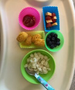 IPOW 24 Pack Silicone Cupcake Baking Cups Reusable Food-Grade BPA Free Non-Stick Muffin Liners Molds Sets, 2 Shapes Round Rectangle 43 71JnJ2WFjxL