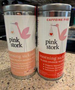 Pink Stork Tea: Organic Ginger Orange Pregnancy Tea - Occasional Morning Sickness Support - Pregnancy Must Haves - Digestive Support for Pregnant Women - Women-Owned, 30 Cups 21 71JnJE2AuLL