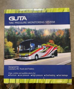 GUTA Trailer Tire Pressure Monitoring System, Trailer TPMS with 6 Sensors, 6 Alert Modes, Signal Booster, Power Saving Display, Long Sensing Distance, for 3 Trailers (T1/T2/T3), for RV, Trailer 6-Sensors 27 71JnhjZUI9L