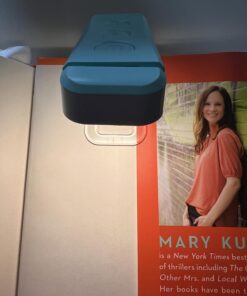 Glocusent USB Rechargeable Book Light for Reading in Bed, Portable Clip-on LED Reading Light, 3 Amber Colors & 5 Brightness Dimmable, Compact & Long Lasting, Perfect for Book Lovers, Kids Blue 71 71JntLtcpwL