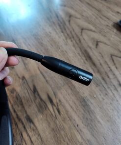 Gritin LED Neck Reading Light,Book Light for Reading in Bed-Eye Caring 3 Colors,Dimmable Brightness,Bendable Arms,80+Hrs Runtime,Neck Round Design,Comfortable&Lightweight for Reading,Crafting,Knitting Black 38 71JoQeJPShL