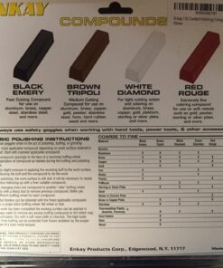 ENKAY - Jewelers Rouge & Polishing Compound Kit, 4 pc. (U.S. Made) 12 71JomjpOCoL