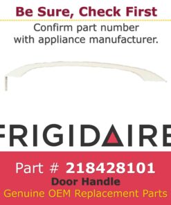 Alternative view of GENUINE Frigidaire 218428101 Door Handle for Refrigerator, White
