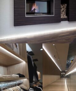 ollrieu 50ft White LED Strip Lights,12V Dimmable Tape Lighting with Infrared Remote,SMD 2835 LEDs Adhesive Ribbon Light,Connectable,Cuttable,Indoor Rope Light for Room Mirror Bedroom Kitchen 50ft Daylight white 50FT/15M 23 71Jpgo8Z6L