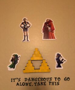 RoomMates RMK2780SCS Nintendo Zelda: Ocarina Of Time 3D Peel and Stick Wall Decals Zelda 3D Decals 38 71JqEJD11L