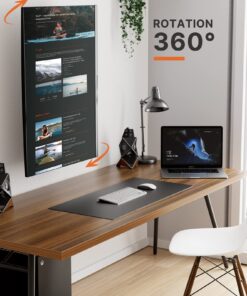 Perlegear Full Motion TV Wall Mount Bracket for Most 17-42 Inch LED LCD Flat Curved Screen TVs & Monitors, Swivel Tilt Extension Rotation with Articulating Arms, Max VESA 200x200mm up to 44lbs 22 71JqUjqpMFL