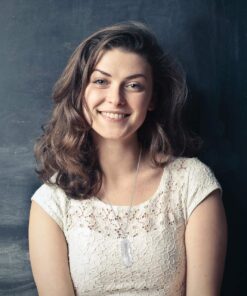 Top Plaza Natural Raw Stone Healing Crystal Necklace Silver Tree Of Life Wire Wrapped Clear Quartz Point Pendant For Womens Ladies 22 71Jqd8ESafL