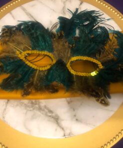 Rhode Island Novelty Mardi Gras Feather Masks 50 Piece Assortment 25 71JqirEP4OL