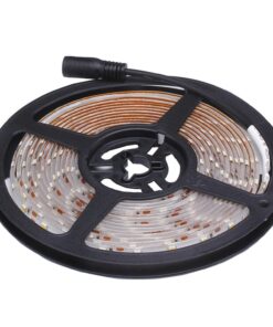 Tasodin Water-Resistance IP65, 12V Waterproof Flexible LED Strip Light, 16.4ft/5m Cuttable LED Light Strips, 300 Units 3528 LEDs Lighting String, LED Tape(Warm White), Power Adapter not Included 1*16.4ft 3528 Warm White 27 71JrR1YzBdL