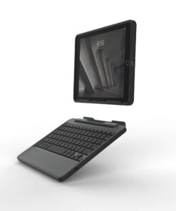 ZAGG Rugged Book Detachable Case and Magnetic-Hinged Keyboard for iPad Air, iPad Air 2, & iPad 9.7 inch, - Multi-Device Bluetooth Pairing, Backlit Keyboard - USB-C to USB-C Cable Included (Black) 13 71JrnLMhYAL