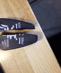 Modway Attainment Vinyl Drafting Chair - Drafting Stool With Flip-Up Arm in Black 58 71Jrz4FyiL