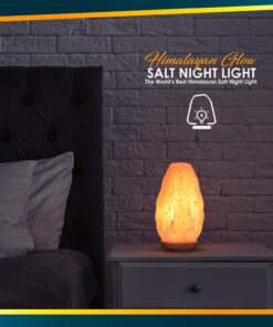 Himalayan Glow HS-1003 Himalayan Hand Carved Crystal Salt Lamp with Wooden Base, 6-7 LBS, Pink 45 71JsE y9bzL