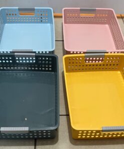 DLUCKY 4Pcs Classroom Organization and Storage Paper Tray Holds 4A Paper,Paper Trays for Classroom Toy,Crayons,Handicrafts Storage,Also for Library, Drawers, Office, Kitchen, Bathroom 27 71JscAV92eL