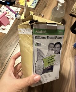 haakaa Manual Breast Pump for Breastfeeding, Silicone, Clear 4oz/100ml 1 Count (Pack of 1) 21 71Jsd4 OgRL