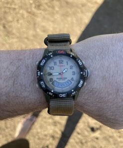 Timex Men's T45181 Expedition Resin Combo Brown/Green Nylon Strap Watch 24 71JsisPE41L