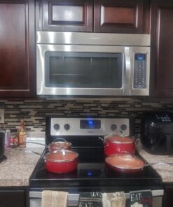 BulbHead Red Copper 10 PC Copper-Infused Ceramic Non-Stick Cookware Set 31 71JtPnNHppL