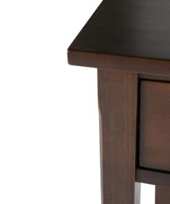 SIMPLIHOME Avalon SOLID WOOD Contemporary 47 Inch Wide Writing Office Desk in Dark Tobacco Brown, For the Office Desk, Writing Table, Workstation and Study Table 23 71JtV uTdKL