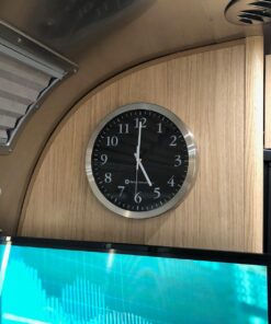 Bjerg Instruments Modern 12" Stainless Silent Wall Clock with Non Ticking Quiet and Accurate Movement 26 71JtlFf320L