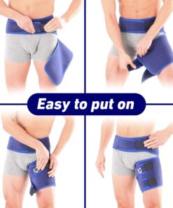 Neo-G Groin Brace for Thigh or Hamstring Injury. Groin Brace for Men and Women - for arthritis, pulled groin, strain - Adjustable Groin Compression Support - Unisex 11 71JuxEOUzYS