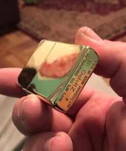 Zippo Vintage Lighters High Polish Brass Vintage With Slashes 48 71Jv4DyEXL