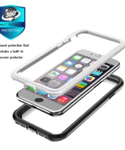 ImpactStrong iPhone 7/8 Case, Ultra Protective Case with Built-in Clear Screen Protector Full Body Cover for iPhone 7 2016 /iPhone 8 2017 (White) White 14 71Jv9Kesa4L