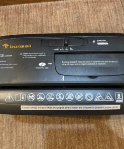 Bonsaii Paper Shredder for Home Use, 8-Sheet StripCut Home Office Shredder, CD/Credit Card Shredder Machine with Overheat Protection, 3.4 Gallons Wastebasket 8 Sheet (New) 40 71JvAhsJP2L