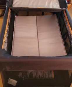 4moms Breeze Plus Portable Playard with Removable Bassinet and Baby Changing Station, Easy One-Handed Setup, from The Makers of The mamaRoo 30 71JvP2YdSrL