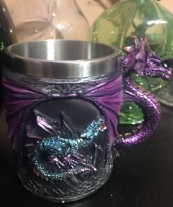 Ebros Myths And Legends The Conception Of Blue Fire Beowulf Purple Dragon Beer Stein Tankard Coffee Cup Mug Great Gift For Dragon Lovers Party Hosting (Purple Dragon) 27 71JvQHxI EL