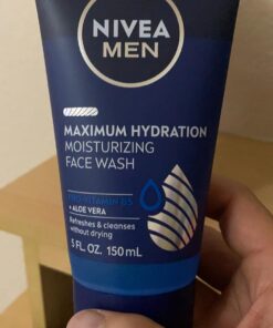 Nivea Men Maximum Hydration Moisturizing Face Wash with Aloe Vera, 5 Fl Oz Tube 5 Fl Oz (Pack of 1) 28 71Jvu7CW3RL