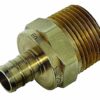 Watts PEX LFP-1111 Male Adapter 1-Inch Barb x 3/4-Inch Male Pipe Low-Lead, Brass 1 x 0.75 Inch 47 71Jx77n3tdL