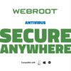 Webroot Antivirus Software 2023 | 3 Device | 1 Year Keycard Delivery for PC/Mac Keycard (PC/Mac) 1 Year 3 Device Standard