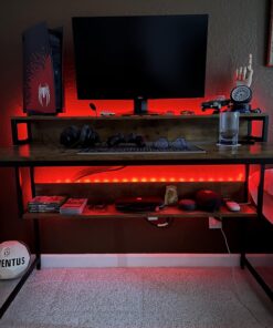 Govee 16.4ft RGBIC LED Strip Lights H617A, Smart LED Lights, App Control with Segmented DIY, Music Sync Mode, Bluetooth Control, Color Changing LED Light Strips for Bedroom, Gaming Room and Desk 43 71Jxuw 2AL
