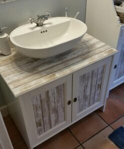 RoomMates RMK9050WP White Distressed Wood Peel and Stick Wallpaper Rustic Wood 78 71JyFFC3UJL