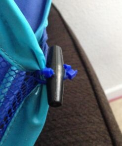 SwimWays Spring Float Recliner with Removable Canopy - Swim Lounger for Pool or Lake, Blue Dark Blue / Light Blue 44 71JyTSROUL