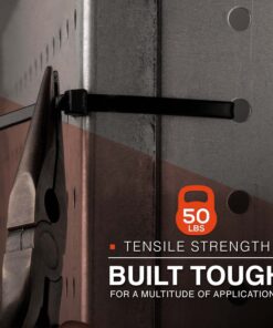 Alternative view of TR Industrial Multi-Purpose UV Resistant Black Cable Ties, 8 inches, 100 Pack 8"