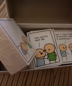 Joking Hazard by Cyanide & Happiness - a funny comic building party game for 3-10 players, great for game night White 31 71K 2kHT9 L