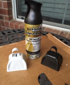 3" Metal Cowbell (1 dozen) - White 30 71K LjPeEML