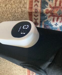 LINGTENG Leg Massager for Circulation and Pain Relief, Calf Air Compression Massager with Heat, Leg Massager with 3 Intensities, 3 Modes, Easy to use, Muscle Relaxation, Gifts (Pair) Gray 72 71K kSrRSzL