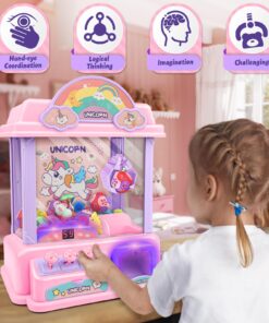 Amy&Benton Claw Machine for Kids Grabber Arcade Crane Vending Toy with Prizes for Girls Unicorn 34 71K liXPyeL