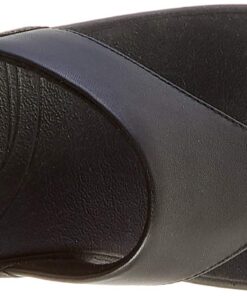 FitFlop Women's Lulu Leather Toe-Post Thong Sandals 6.5 Black 12 71K madR5AL