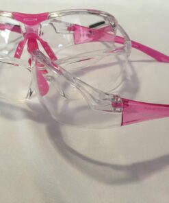 Champion Traps and Targets Shooting Glasses Youth Clear Glasses - Pink Temples(Ballistic) 12 71K079JGZyL