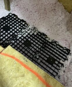 USA SEALING Attic Dek Flooring Storage System, Walking Deck Pallet Boards for Attic, Easy Installation Floor System for Garage, Roof and More, 4 Panels Included - Black 4pk - Universal 23 71K1JagTZkL