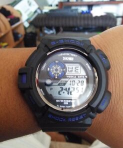 FANMIS Mens Military Multifunction Digital LED Watch Electronic Waterproof Alarm Quartz Sports Watch Blue 29 71K1VIApozL