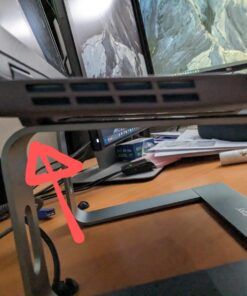 Nulaxy Laptop Stand, Detachable Ergonomic Laptop Mount Computer Stand for Desk, Aluminum Laptop Riser Notebook Stand Compatible with MacBook, Dell XPS, All 10-16" Laptops - Gray A-Grey 28 71K1eD0WeoL