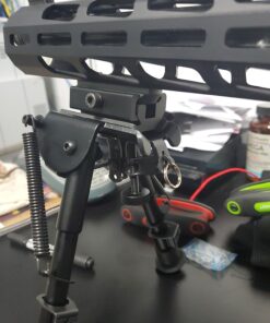 CVLIFE 6-9 Inches Bipod Picatinny Bipod with Adapter Black 43 71K2zdm02L