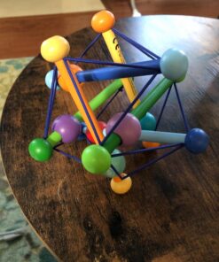 Manhattan Toy Skwish Color Burst Rattle and Teether Grasping Activity Toy 33 71K45BF5OOL