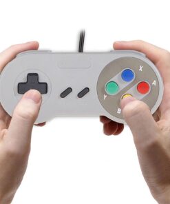 Veanic 2-Pack Replacement Controller Gamepad Compatilbe with SNES - 7 Pin Connector 11 71K46MKudSL