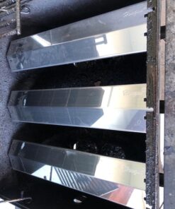 Hongso SPE051 (3-pack) Stainless Steel Heat Plates, Heat Shield, Heat Tent, Burner Cover Replacement for Chargriller 3001, 3008, 3030, 4000, 4208, 5050, 5072, 5252, 5650 Gas Grill (18 15/16" x 3 7/8") 25 71K4IJu862L